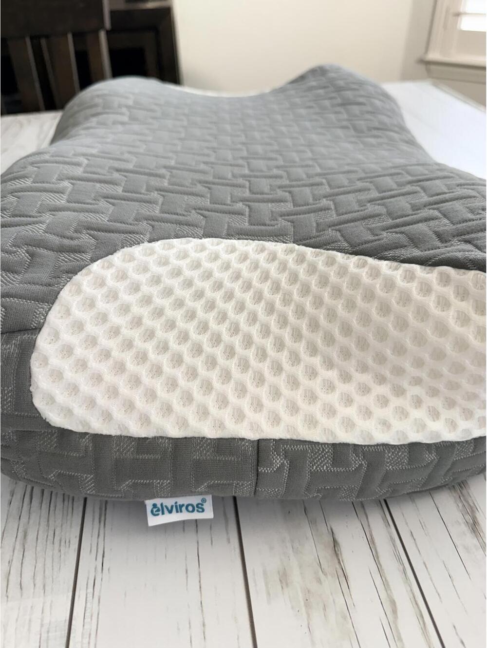 Elviros Memory Foam Cervical Pillow Ergonomic Neck Support Side Back - Picture 12 of 12
